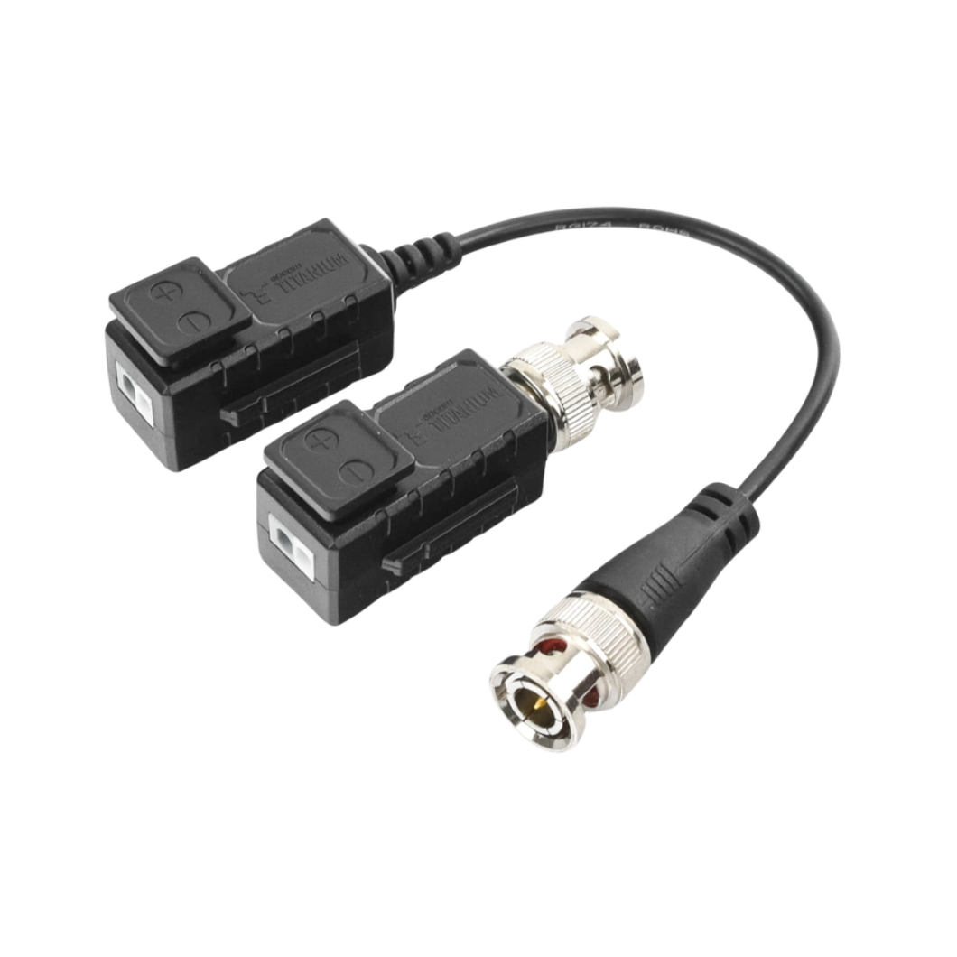 Balun de video HD con soporte para coaxitron y menú OSD