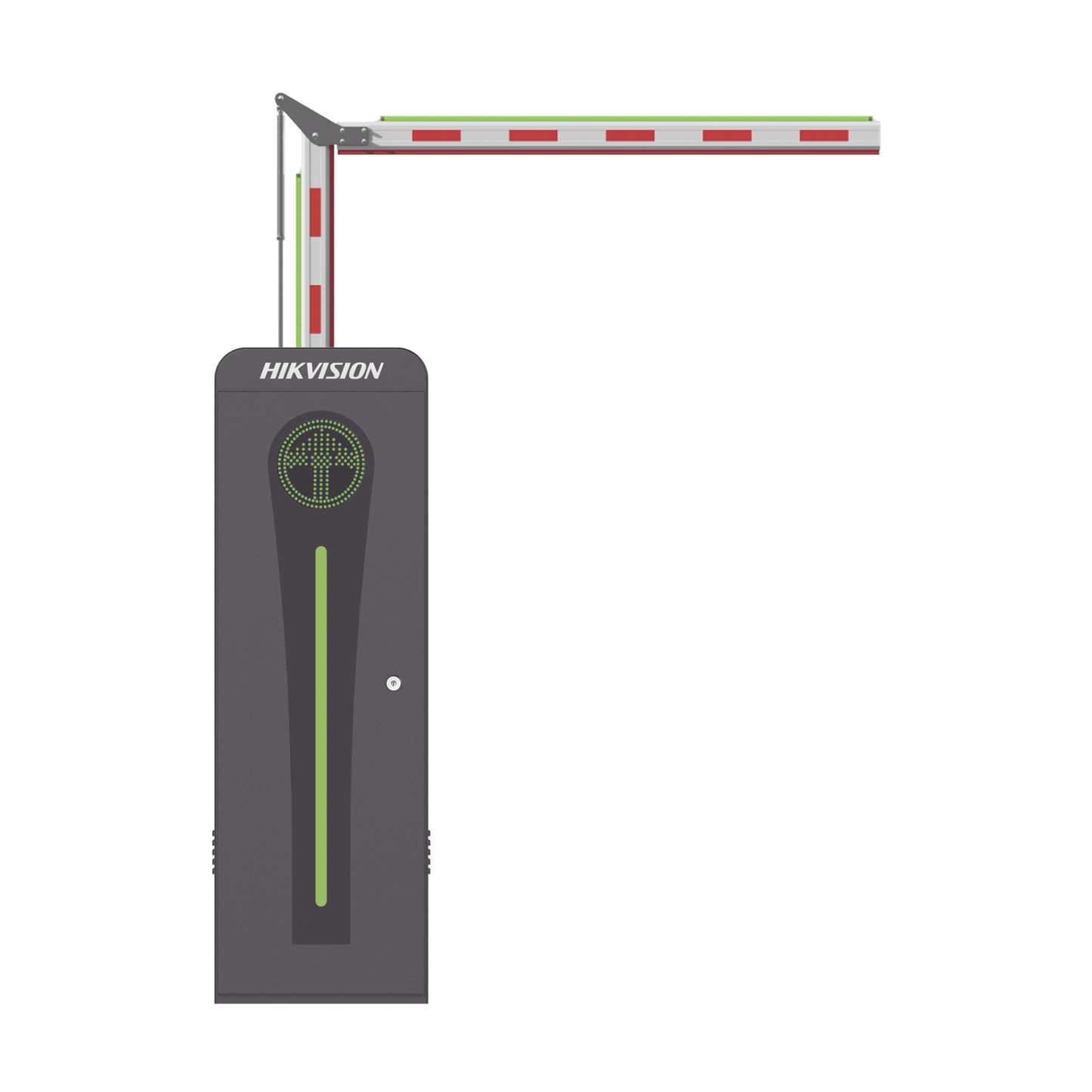 Barrera vehicular HIKVISION KT-320-ART(3MR) con brazo articulado
