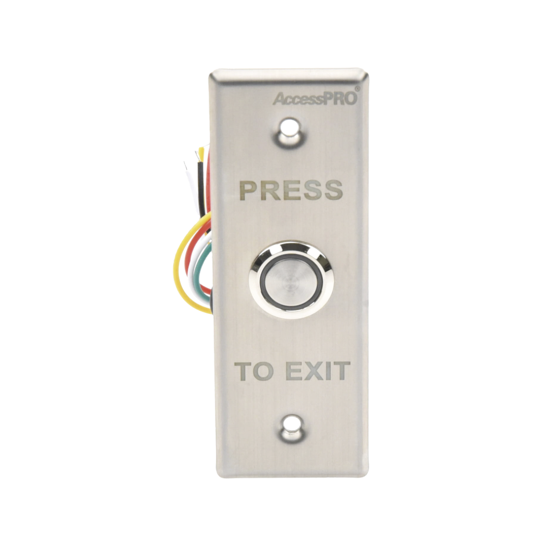 Botón de salida con aro iluminado IP65 diseño estético ACCESSPRO ACCESS40