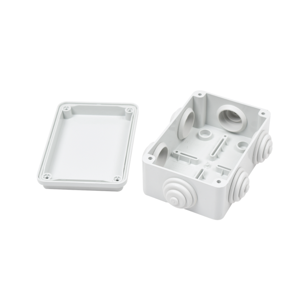 Caja de conexiones PVC autoextinguible para seguridad y energía