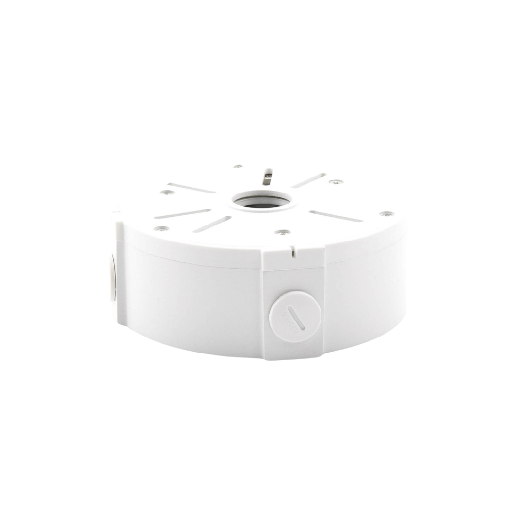 Caja blanca de aluminio para cámara tipo bala o domo