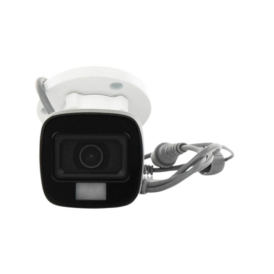 Micrófono incorporado en cámara HIKVISION DS-2CE16D0T-LFS para grabación de audio en exteriores