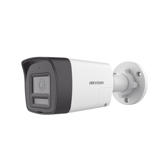 Cámara bala HIKVISION DS-2CE16D0T-LTS de 2 megapíxeles con carcasa metálica vista frontal