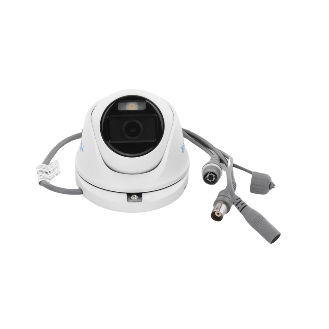 Cámara de seguridad HiLook 2MP con luz blanca y micrófono