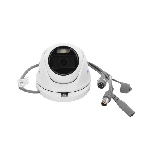 Cámara de seguridad HiLook 2MP con luz blanca y micrófono