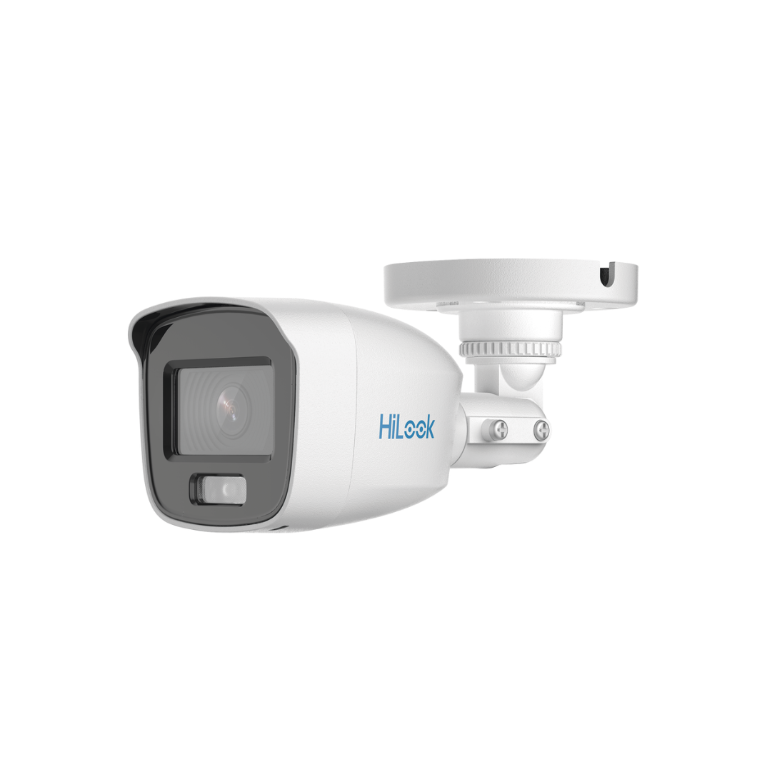 CAMARA BALA COLORVU THC-B129-MS HILOOK FULL HD 1080P AUDIO INTEGRADO IP66 EXTERIOR METALICA