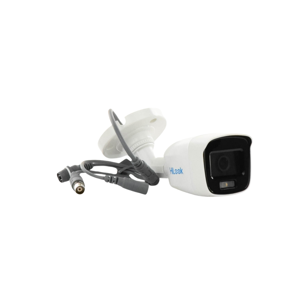 CAMARA COLORVU PARA EXTERIOR THC-B129-PS HILOOK FULL HD 2 MEGAPIXELES