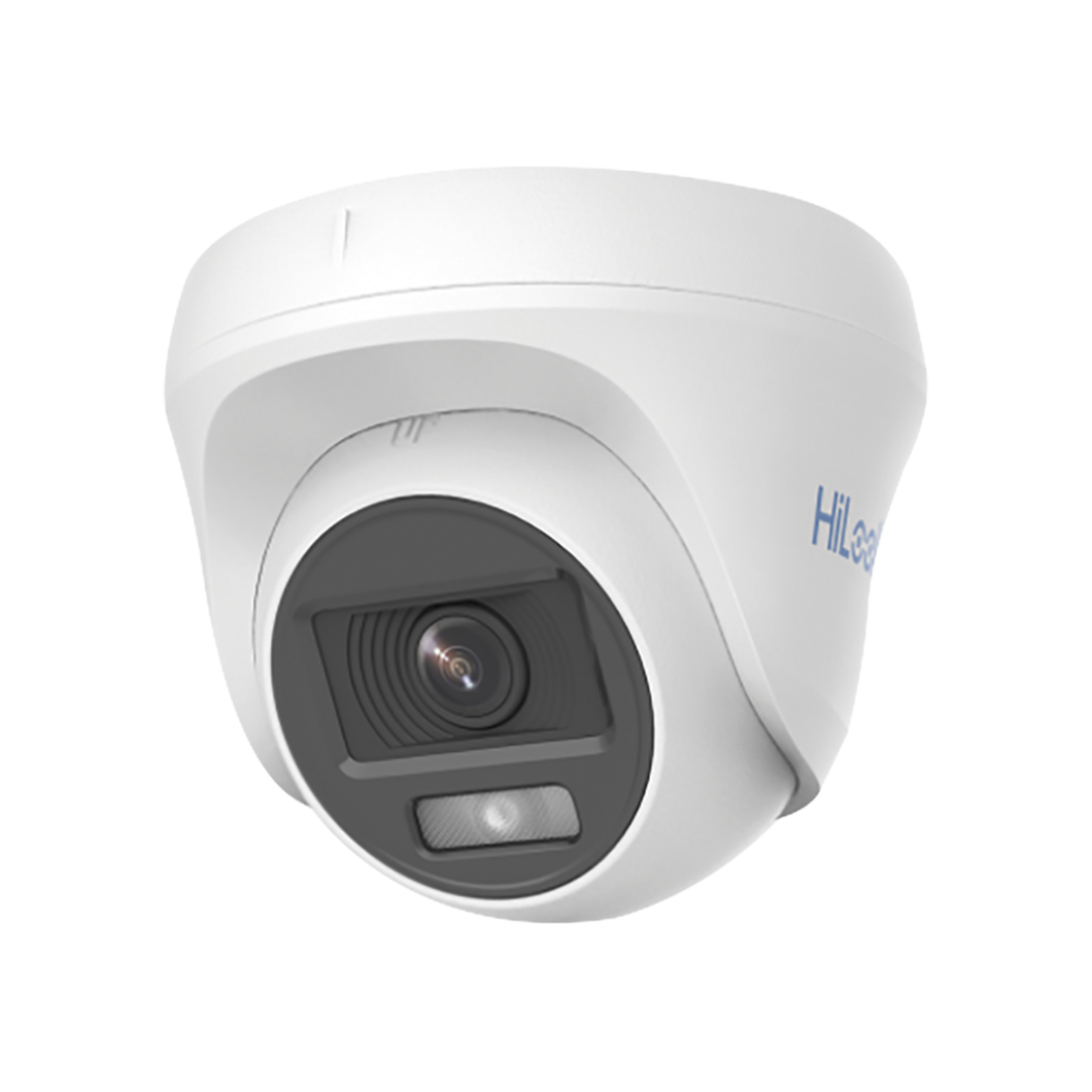 CAMARA DE SEGURIDAD COLORVU THC-T129-PS HILOOK FULL HD 1080P CON AUDIO Y LUZ BLANCA INTERIOR