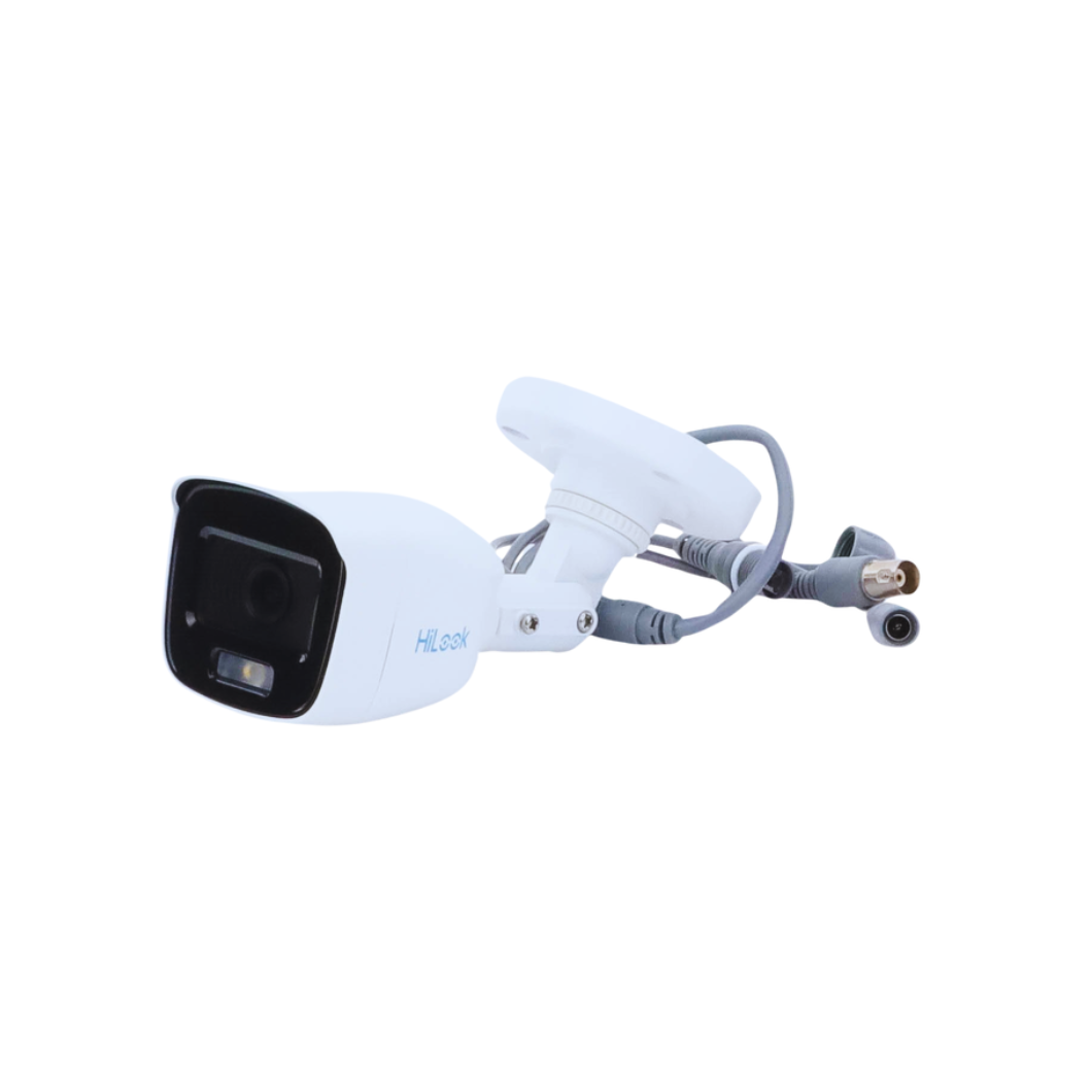 CAMARA DE SEGURIDAD BALA COLORVU HILOOK THC-B129-MS 1080P METALICA EXTERIOR CON AUDIO