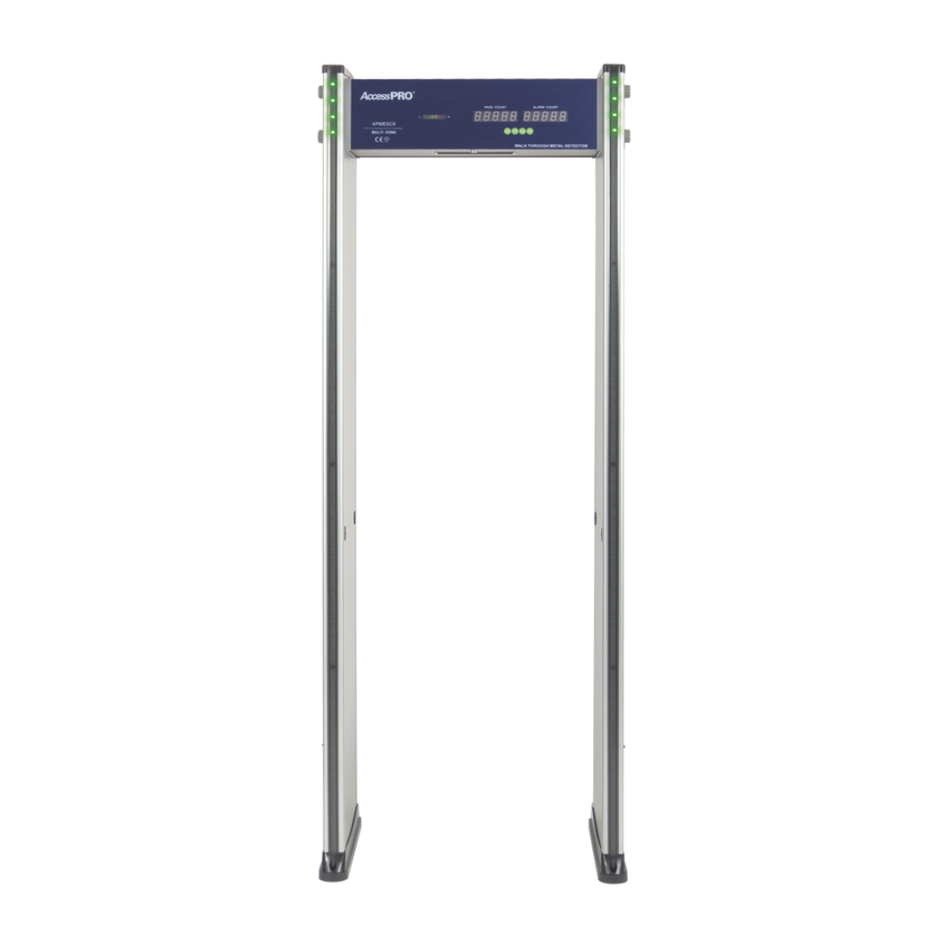 Detector de metales ACCESSPRO APMESC6 6 zonas para uso en interiores