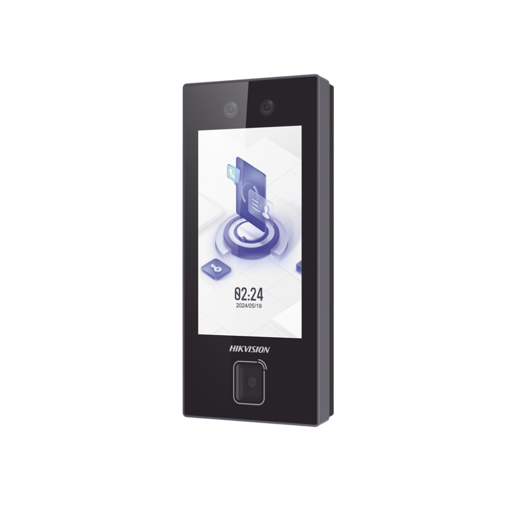 TERMINAL FACIAL HIKVISION DS-K1T344MBWX-QRE1 CON LECTOR QR FÍSICO Y PANTALLA TÁCTIL