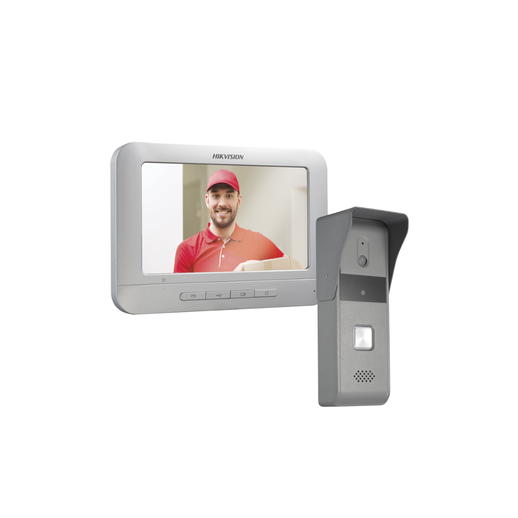 Kit de videoportero HIKVISION DS-KIS203-T con pantalla de 7 pulgadas