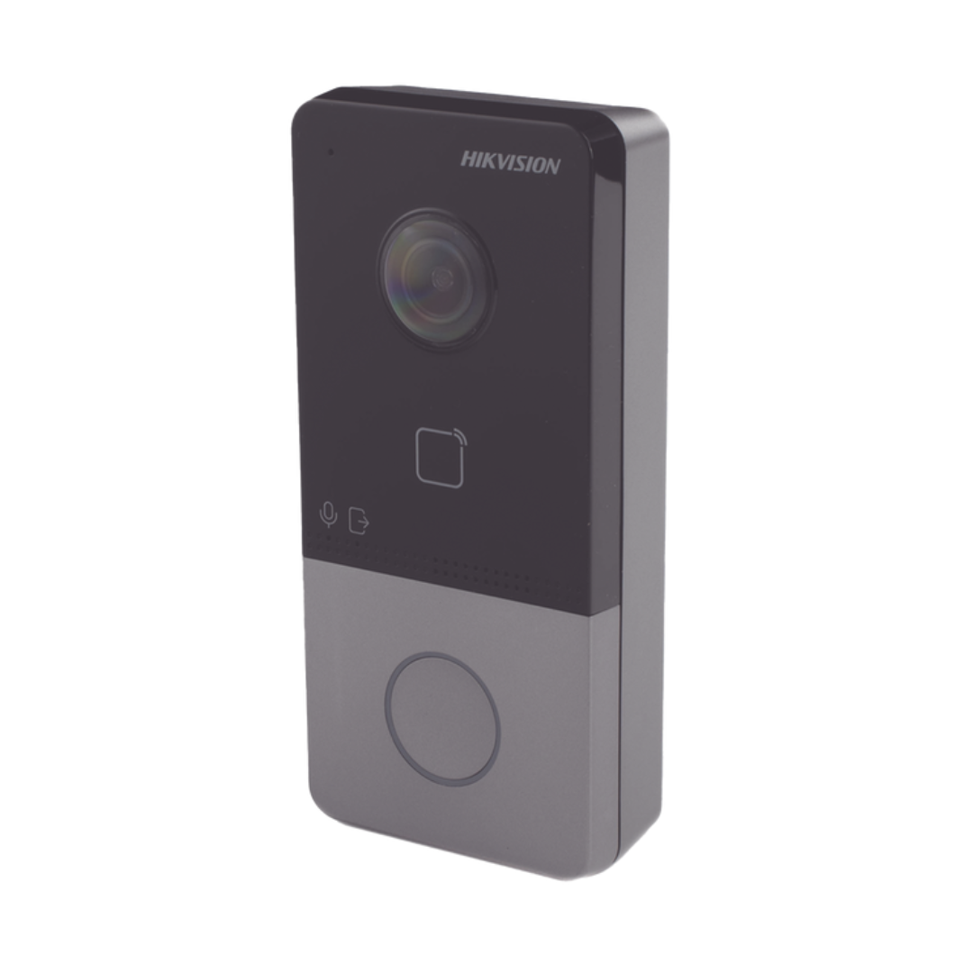 Videoportero HIKVISION DS-KV6113-WPE1(C) con lector MIFARE y PoE
