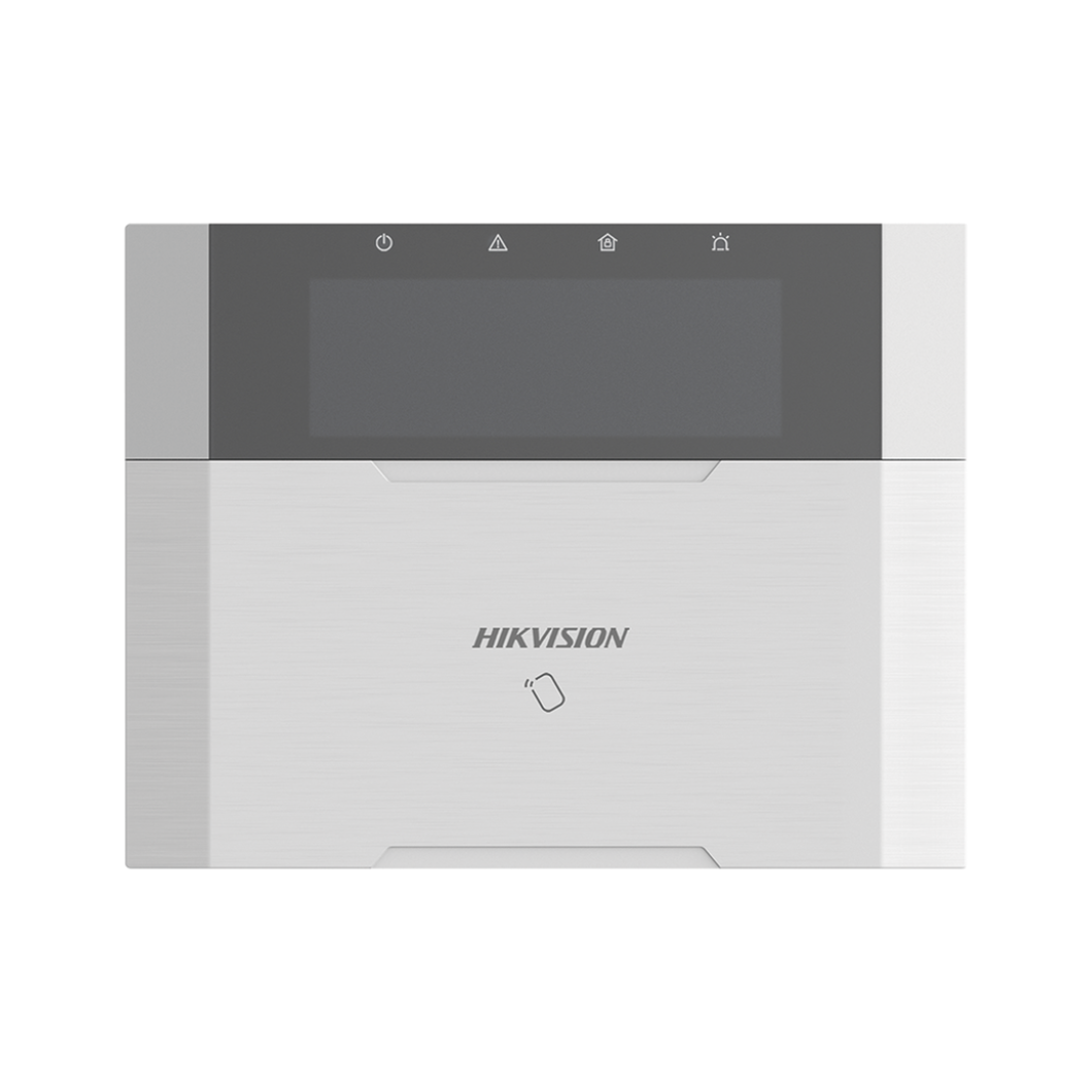 TECLADO HIKVISION DS-PK1-LRT-HWB PARA PANEL HYBRID PRO CON PANTALLA LCD