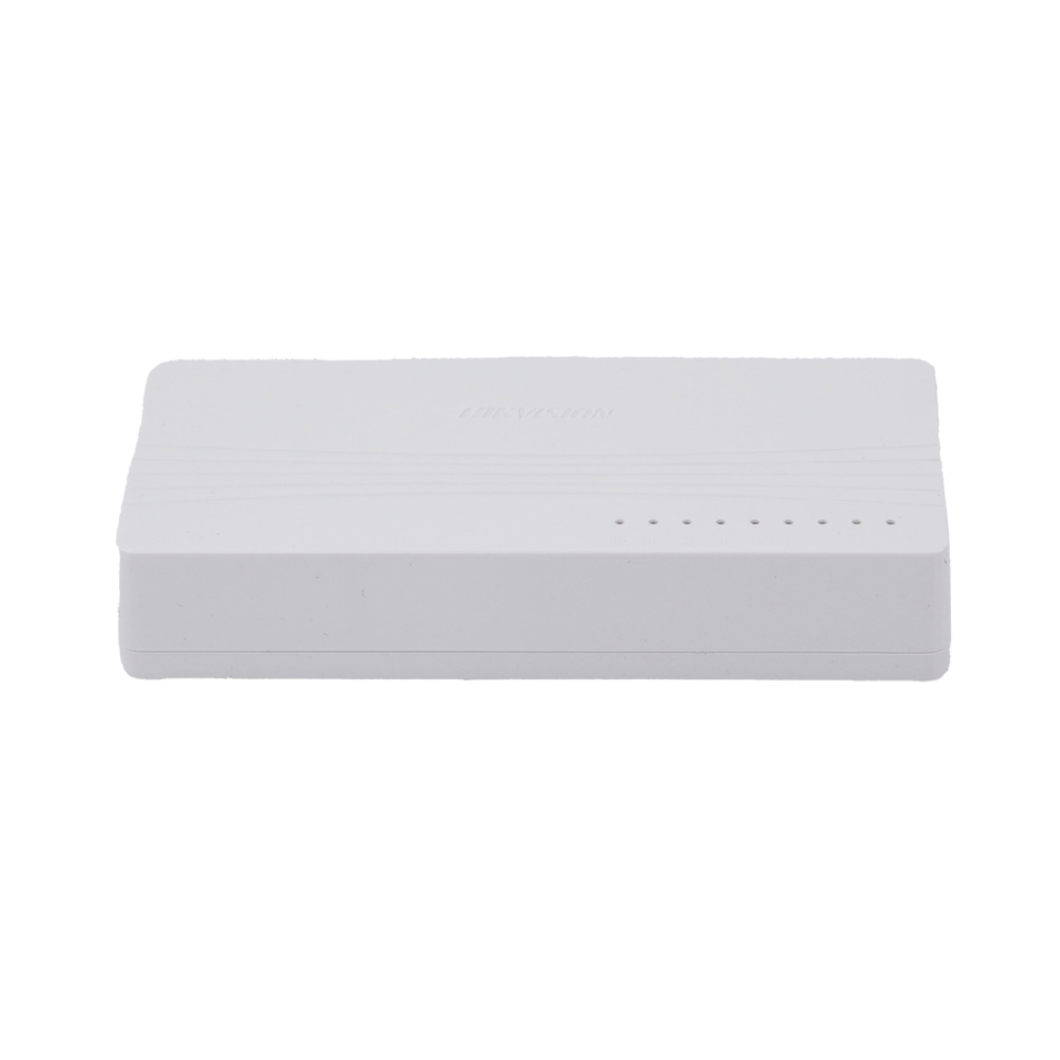Modelo DS-3E0108D-E de HIKVISION para redes básicas con 8 puertos