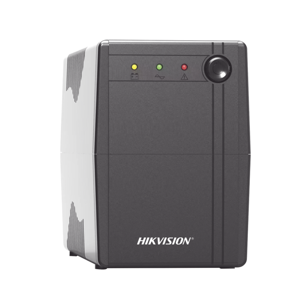 UPS compacto Hikvision 12V/9Ah para equipos sensibles y vigilancia