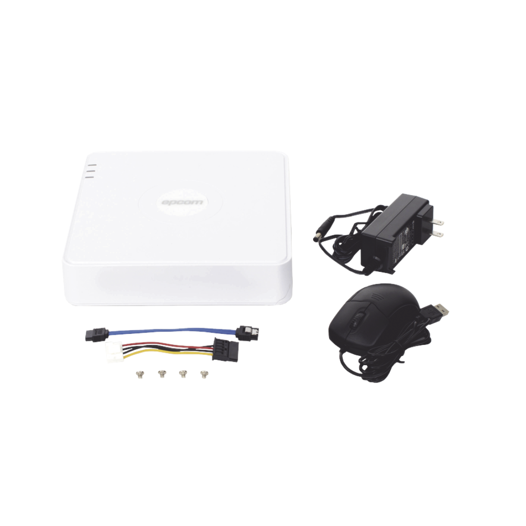 DVR 8 canales TurboHD y 2 IP 5MP con salida Full HD HDMI y VGA compatible con Hikvision