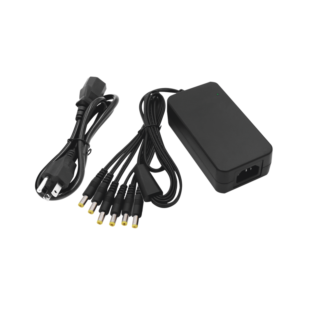 onectores jack macho para salida de energía en la fuente EPCOM PLK12DC6CH