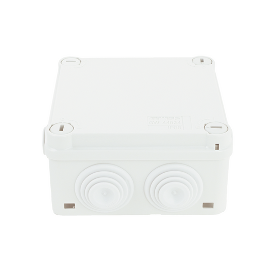 Caja PVC autoextinguible con 6 entradas para cableado