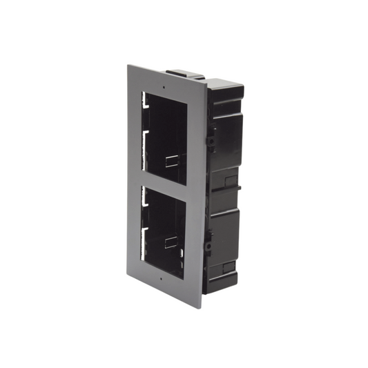 Marco doble empotrable HIKVISION para frentes de calle