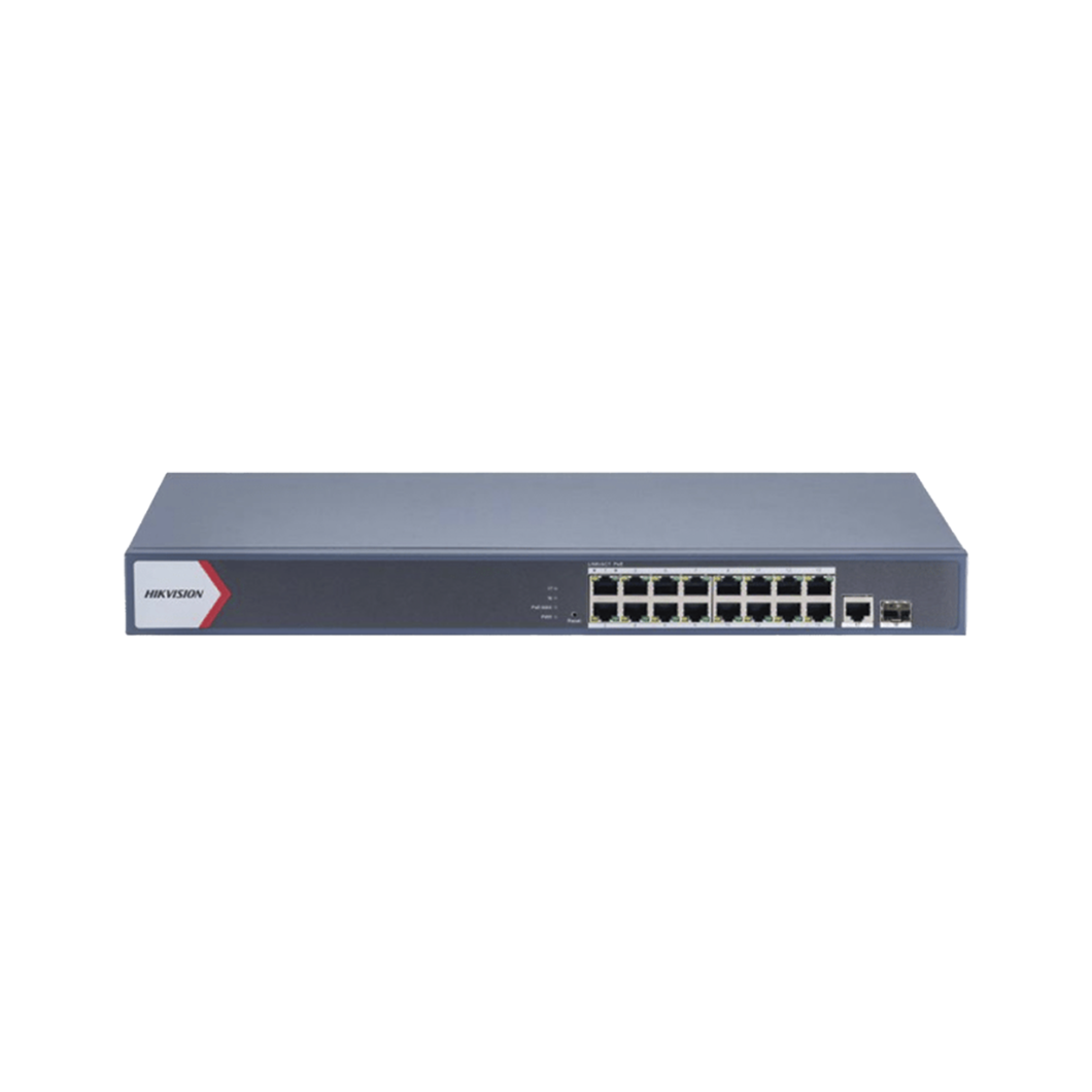 Switch PoE+ Gigabit HIKVISION DS-3E1518P-EI/M 16 puertos