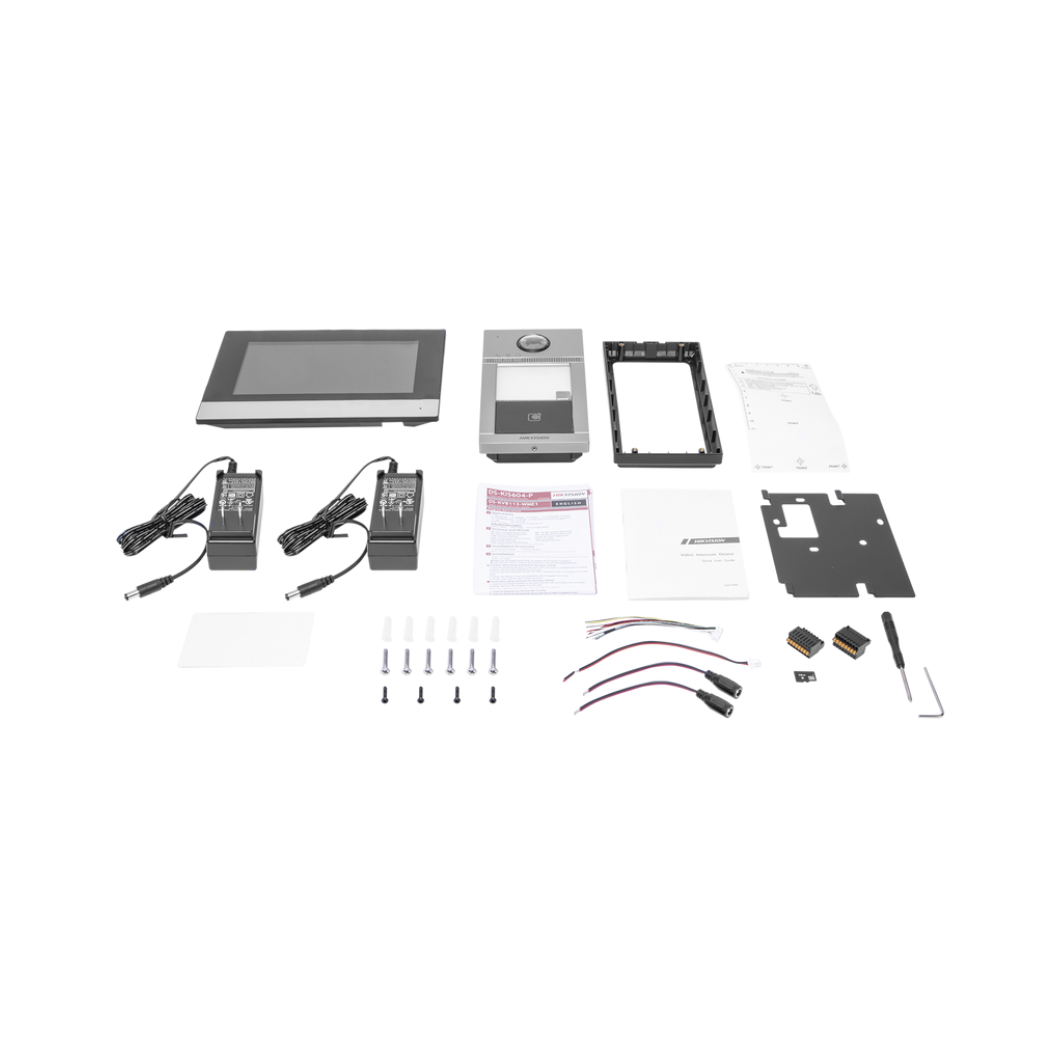 Videoportero HIKVISION con cámara Full HD y apertura con tarjeta