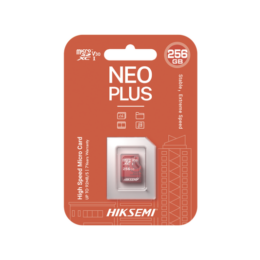 Memoria microSD U3 para grabación 24/7 en sistemas de seguridad