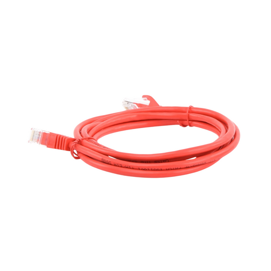 Cable de parcheo UTP Cat5e rojo de 2 metros LINKEDPRO