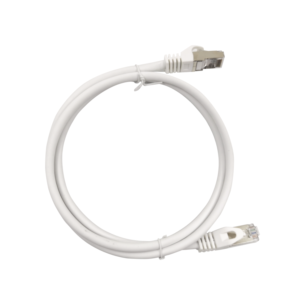 Patch cord Cat6A blindado blanco de 2 metros LINKEDPRO