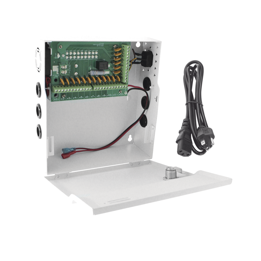 Fuente de poder EPCOM PLK12DC20ABK vista frontal