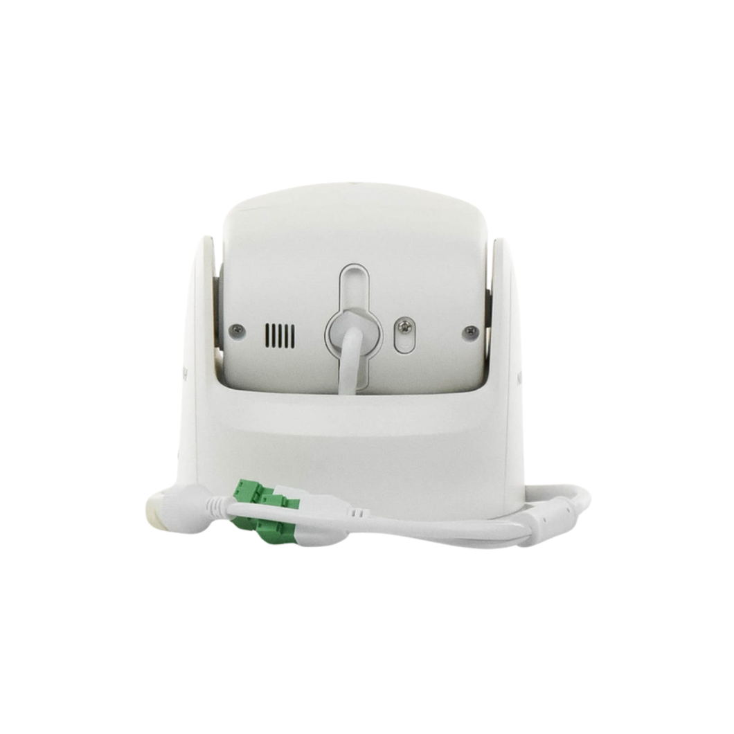 Cámara Turret IP Panorámica 4MP con Detección AcuSense, Luz Estroboscópica y Audio Bidireccional