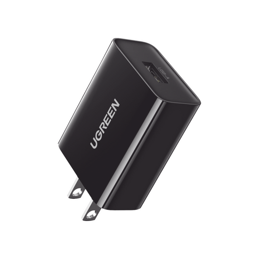 Cargador Rápido 18W con Puerto USB-A: QC3.0, AFC, FCP