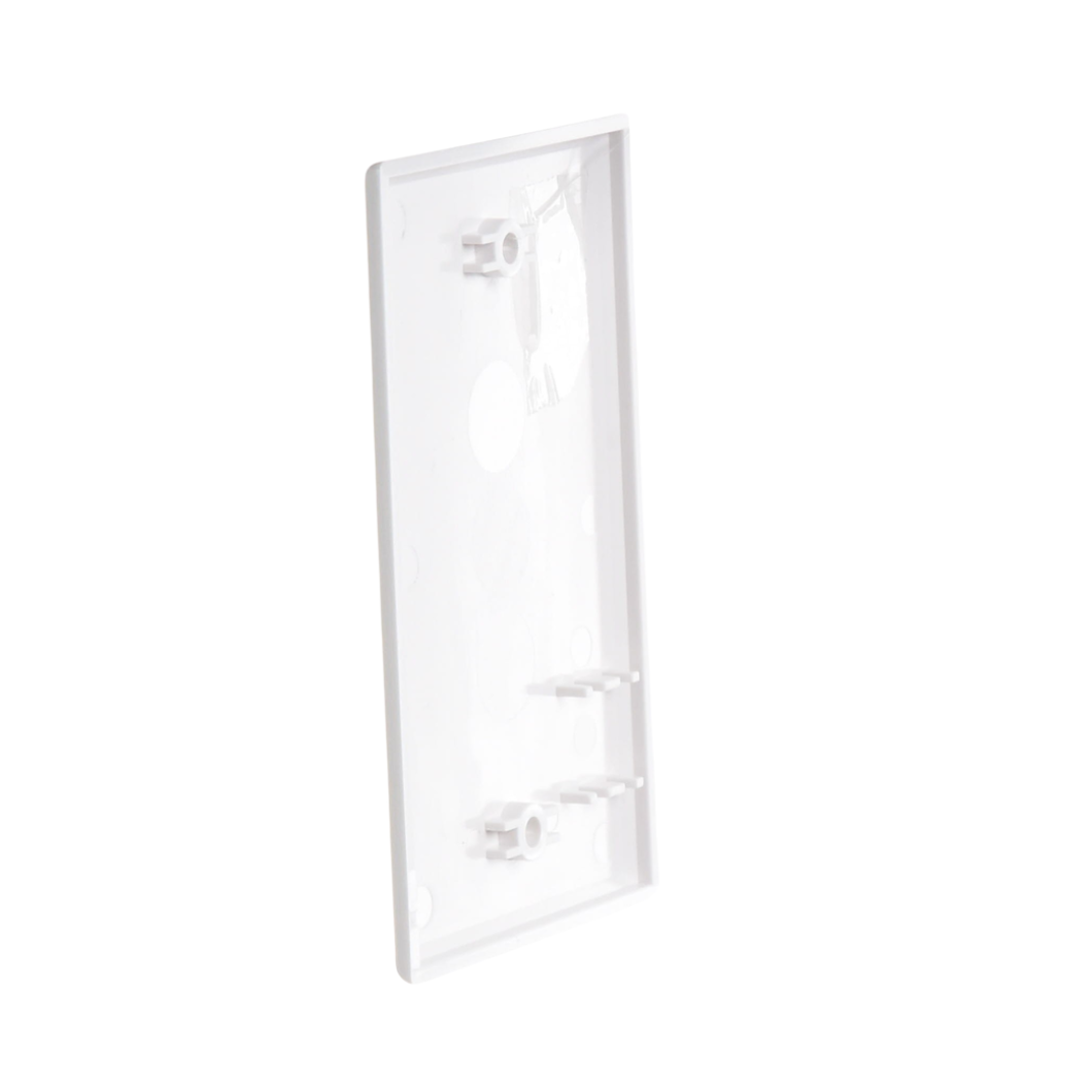 Placa de Pared Ciega Universal Blanca