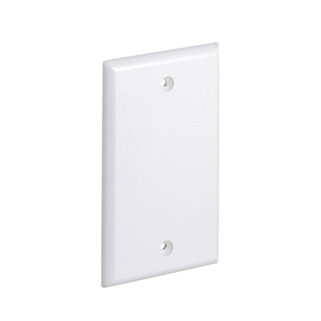 Placa de Pared Ciega Universal Blanca