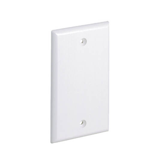 Placa de Pared Ciega Universal Blanca