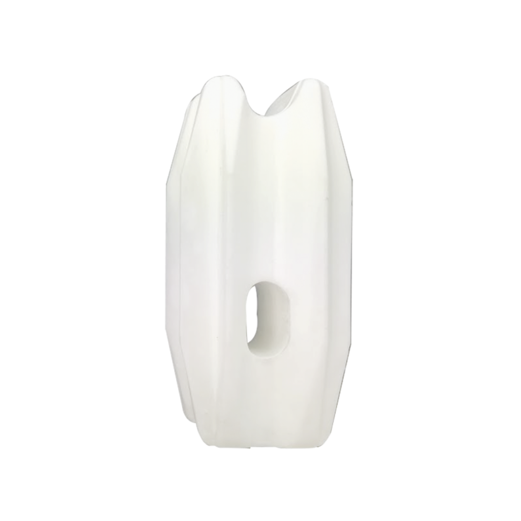 Aislador de Esquina para Poste de Cerco Eléctrico: Resistente a UV y Clima, Blanco