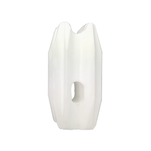 Aislador de Esquina para Poste de Cerco Eléctrico: Resistente a UV y Clima, Blanco