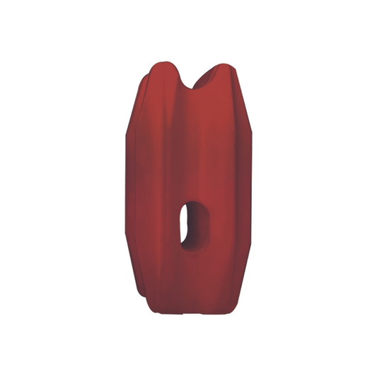 Aislador de Esquina para Poste de Cerco Eléctrico: Resistente a UV y Clima, Rojo