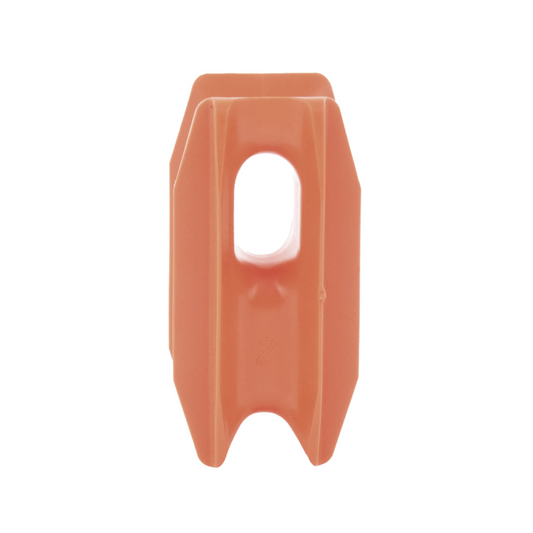 Aislador de Esquina para Poste de Cerco Eléctrico: Resistente a UV y Clima, Naranja