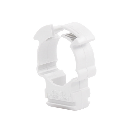 Abrazadera Cerrada de Collar 20mm, PVC Auto-Extinguible.