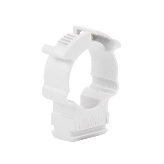 Abrazadera Cerrada de Collar 20mm, PVC Auto-Extinguible.