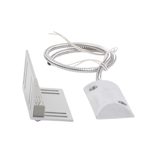 Contacto Magnético de Piso Uso Rudo, GAP 75mm, Cable 55cm, Montaje en "L"