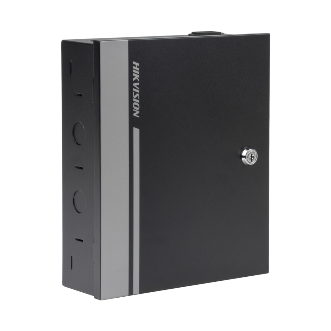 Controlador de Acceso para 2 Puertas, 4 Lectores, Gabinete/Fuente 12Vcc/8A, 10,000 Tarjetas, 50,000 Eventos.