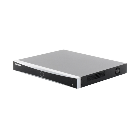 NVR 32 Canales IP, 12MP (4K), AcuSense, Reconocimiento Facial, 2 HDDs, 4K HDMI, No PoE.