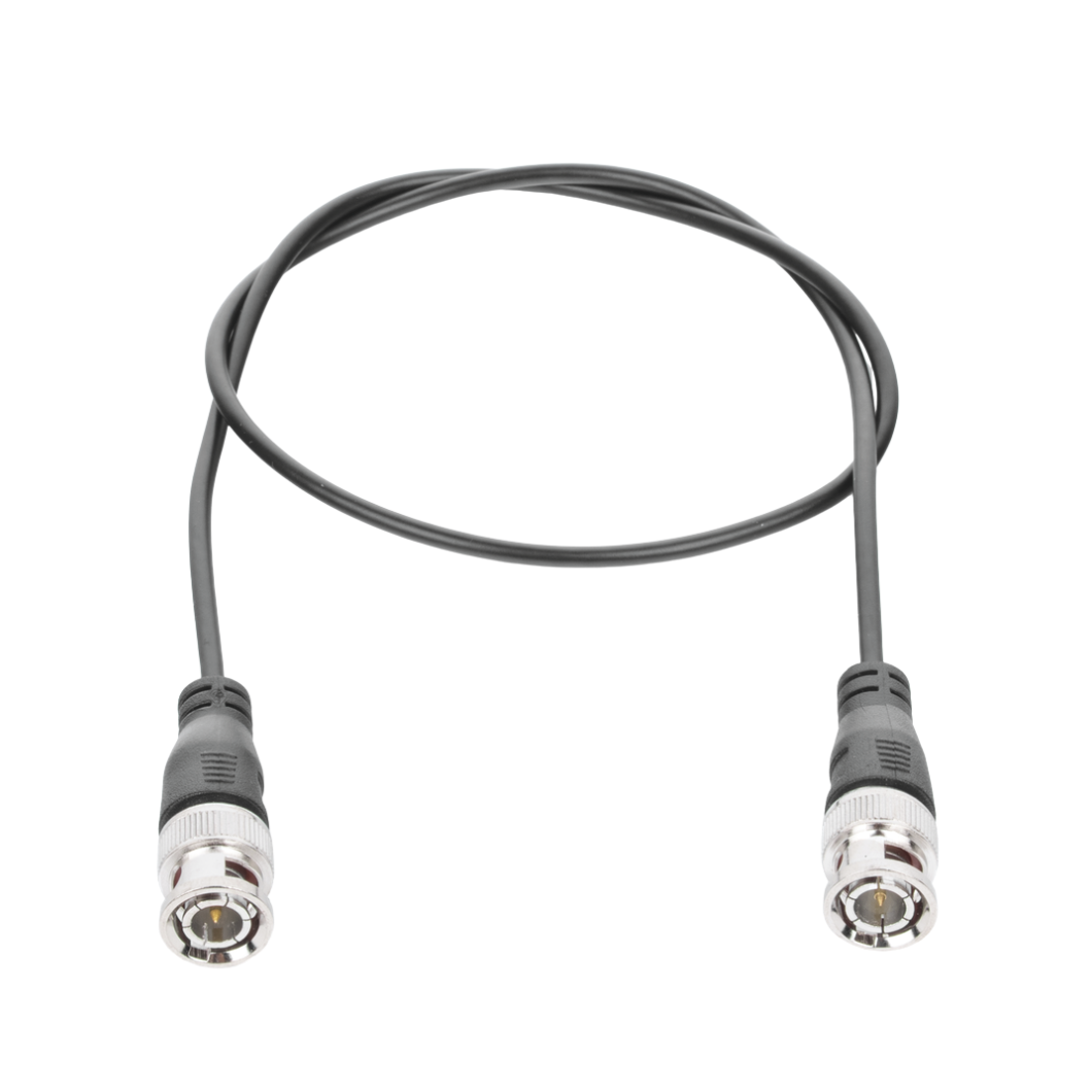Cable de Video Coaxial con Conector BNC, 0.6 Metros, para Cámaras 4K, Interior.