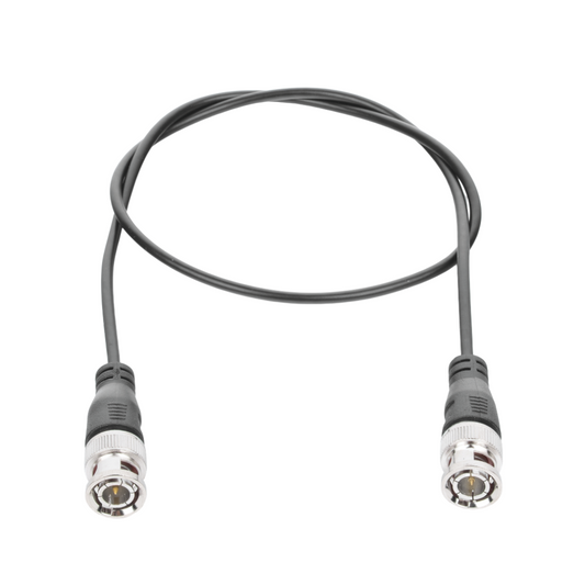 Cable de Video Coaxial con Conector BNC, 0.6 Metros, para Cámaras 4K, Interior.