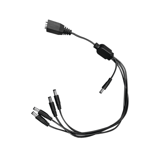 Cable de Alimentación 5 Vías para 4 Cámaras TURBOHD / DVR HIKVISION