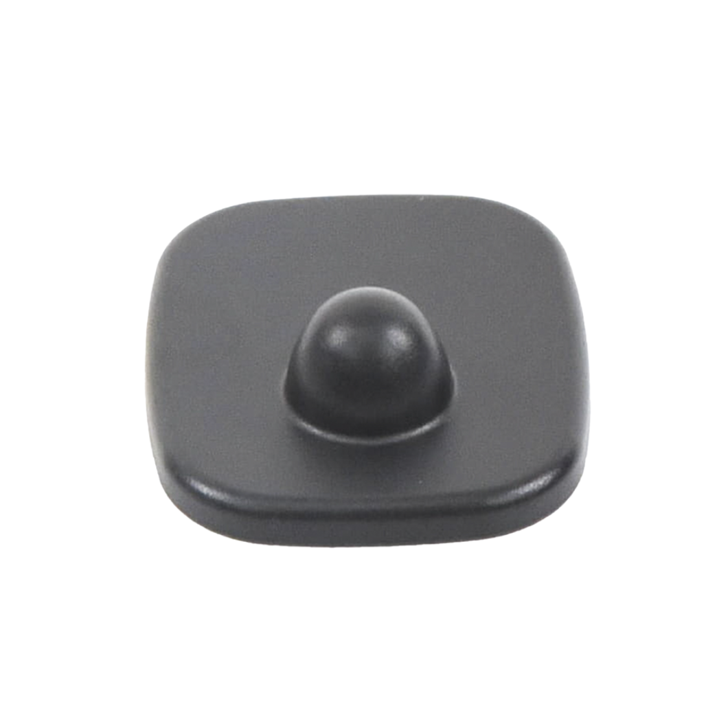 Paquete de 100 Tags RF Cuadrados Negros para Ropa