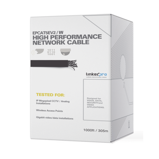 Bobina de Cable CCA 4 Hilos, 22 AWG, 100m, para Alarmas y Automatización