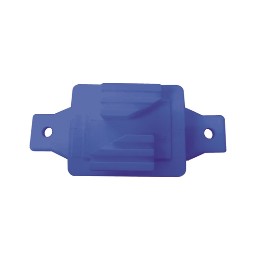 Aislador de Paso Reforzado para Cercos Eléctricos, Resistente al Clima Extremoso, Color Azul